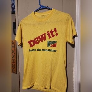 Vintage 80's Mountain Dew t-shirt